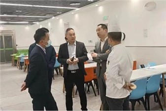 华逸府第一批食堂“无水化厨房”考核